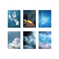 Clouds hat darabos fotókollekció