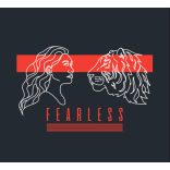 Fearless Tigris és Amazon mintás női V nyakú póló