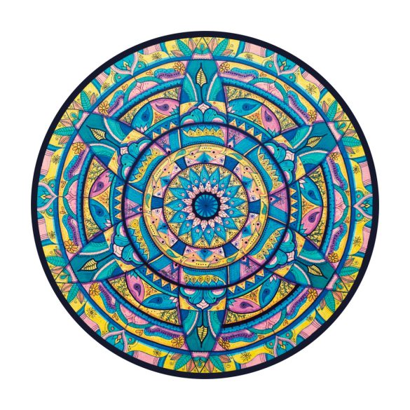 Hat levelű mandala fehér háttérrel egyedi műalkotás nyomat falikép