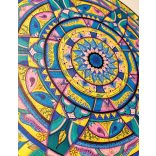 Hat levelű mandala