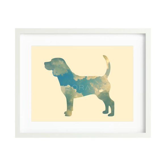 Beagle fotógrafika nyomat falikép