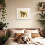 Angol buldog fotógrafika nyomat falikép