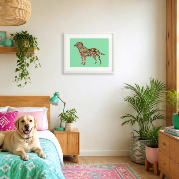 Labrador fotógrafika nyomat falikép