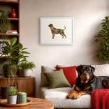 Rottweiler fotógrafika nyomat falikép