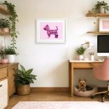 Yorkshire terrier fotógrafika nyomat falikép