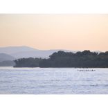 Naplemente a Duna felett fotográfia falikép